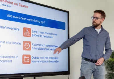 Jan tijdens inpiratiesessie